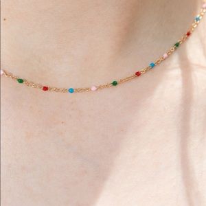 Brandy Melville multicolored bead necklace